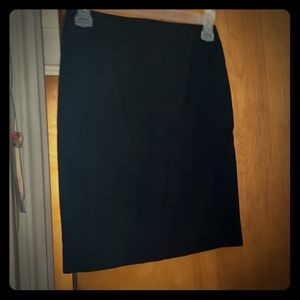 Black pencil skirt